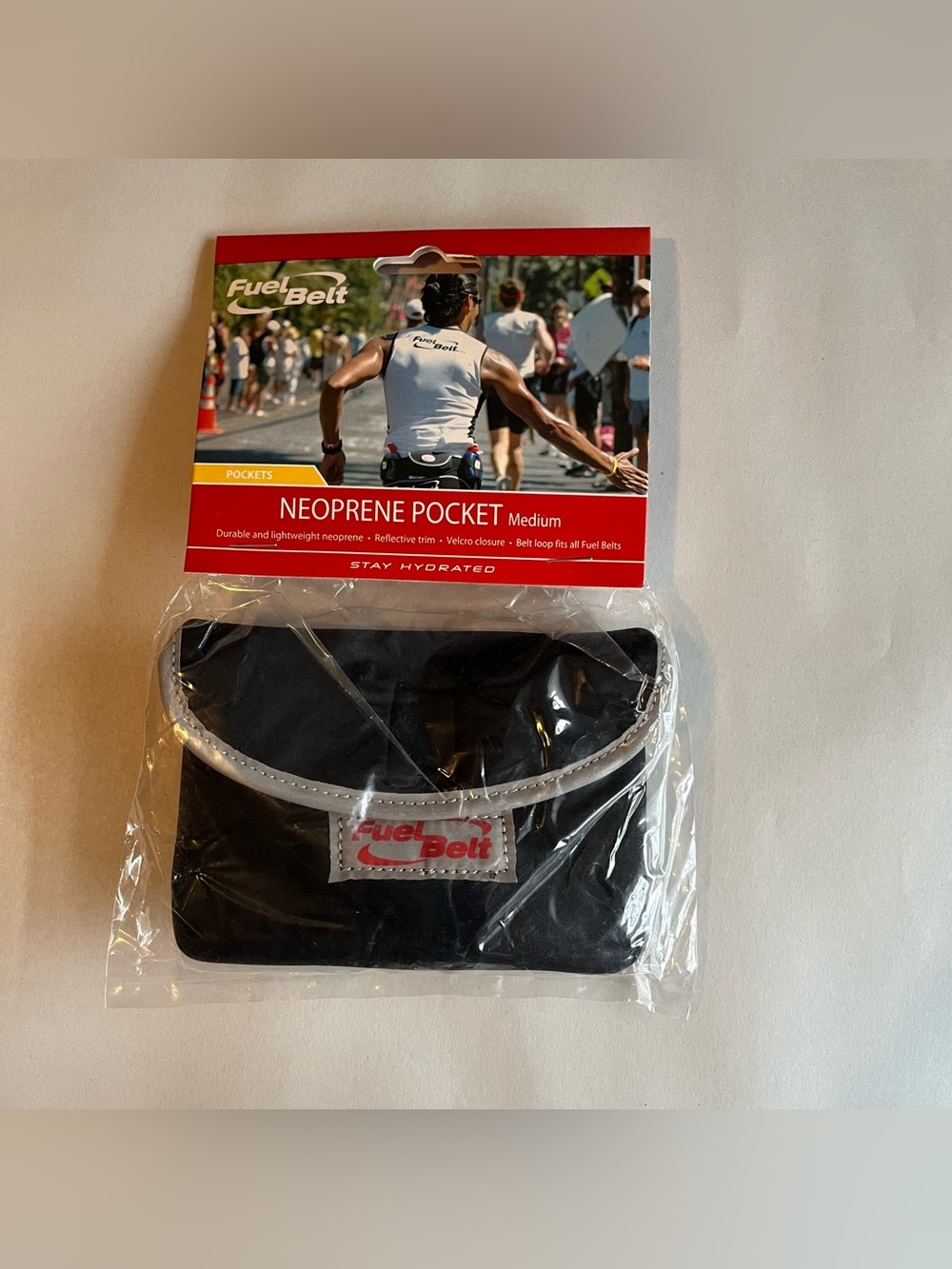 FuelBelt Neoprene Pocket NEW In Bag Medium